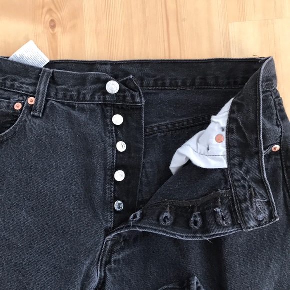 Levi Strauss & Co Black Denim Vintage Jeans - Picture 5 of 5